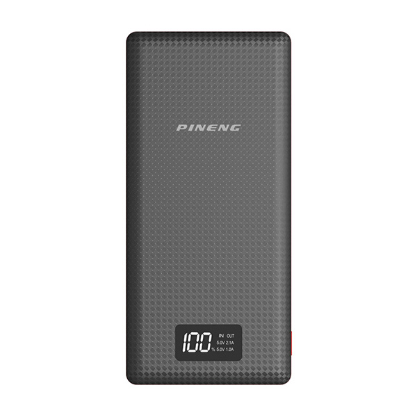 PINENG PN-969 20000mAh Lithium Polymer Power Bank - Black